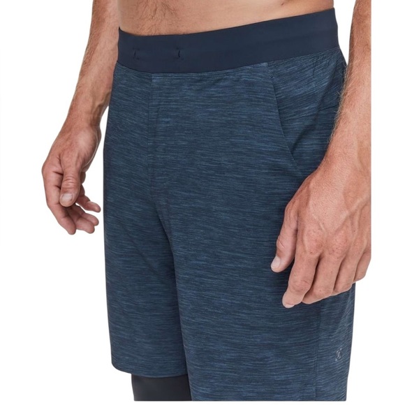 Lululemon Mens T.H.E. Short *Linerless 9” in navy - Picture 2 of 8
